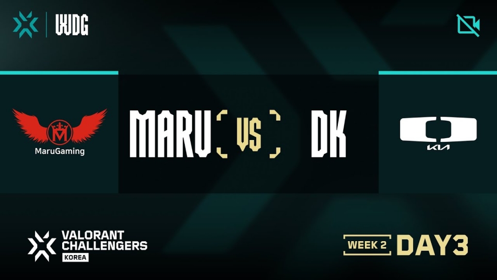 [마루게임아카데미] 비방송 | MARU vs DK | 2주차 3일 | 2024 WDG발로란트 챌린저스 코...