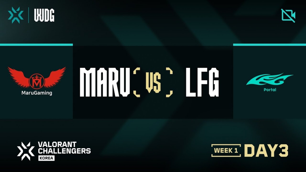 [마루게이밍]  비방송 | MARU vs LFG | 스테이지 1 본선 3일차 | 2024 WDG발로란트 챌린...